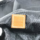 HERMES logo Woos de Voyage Mini Cosmetics Pouch, Travel Makeup Pouch Pouch silk Black Used