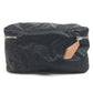 HERMES logo Woos de Voyage Mini Cosmetics Pouch, Travel Makeup Pouch Pouch silk Black Used