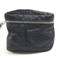 HERMES logo Woos de Voyage Mini Cosmetics Pouch, Travel Makeup Pouch Pouch silk Black Used