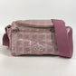 CHANEL New travel CC Mark Logo CC Crossbody Pochette bag Shoulder Bag Nylon Canvas / Leather pink Used