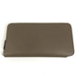 HERMES Azap Long Silk-In Zip Around Long Wallet Long Wallet Epsom Etoupe gray Used