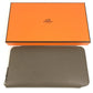 HERMES Azap Long Silk-In Zip Around Long Wallet Long Wallet Epsom Etoupe gray Used