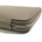 HERMES Azap Long Silk-In Zip Around Long Wallet Long Wallet Epsom Etoupe gray Used