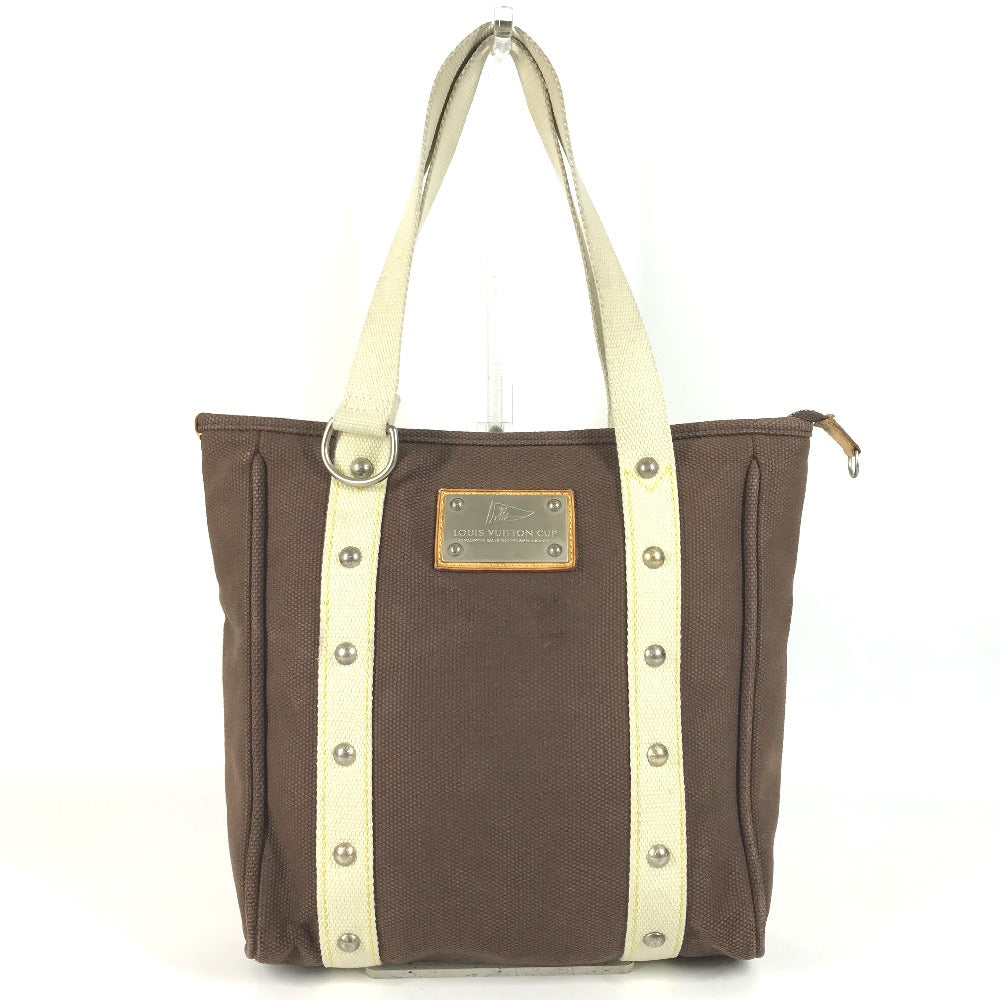 LOUIS VUITTON M80663 Antigua Cabas MM Shoulder bag, Tote bag Shoulder Bag Canvas Brown Used