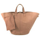 HERMES With porch Panier de Plage GM Panier de Plage GM Bag, Tote Bag, Beach Bag, Shoulder Bag Hand Bag cotton Brown Used