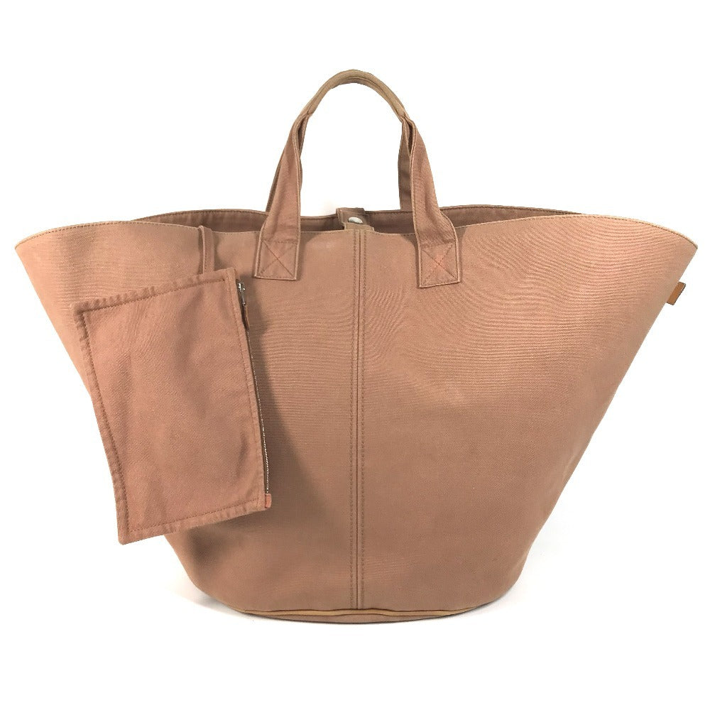 HERMES With porch Panier de Plage GM Panier de Plage GM Bag, Tote Bag, Beach Bag, Shoulder Bag Hand Bag cotton Brown Used