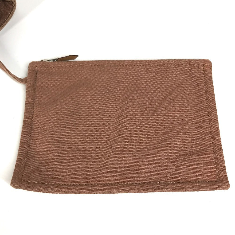 HERMES With porch Panier de Plage GM Panier de Plage GM Bag, Tote Bag, Beach Bag, Shoulder Bag Hand Bag cotton Brown Used
