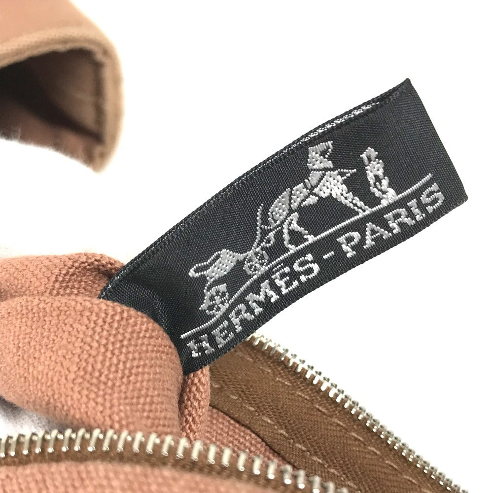 HERMES With porch Panier de Plage GM Panier de Plage GM Bag, Tote Bag, Beach Bag, Shoulder Bag Hand Bag cotton Brown Used