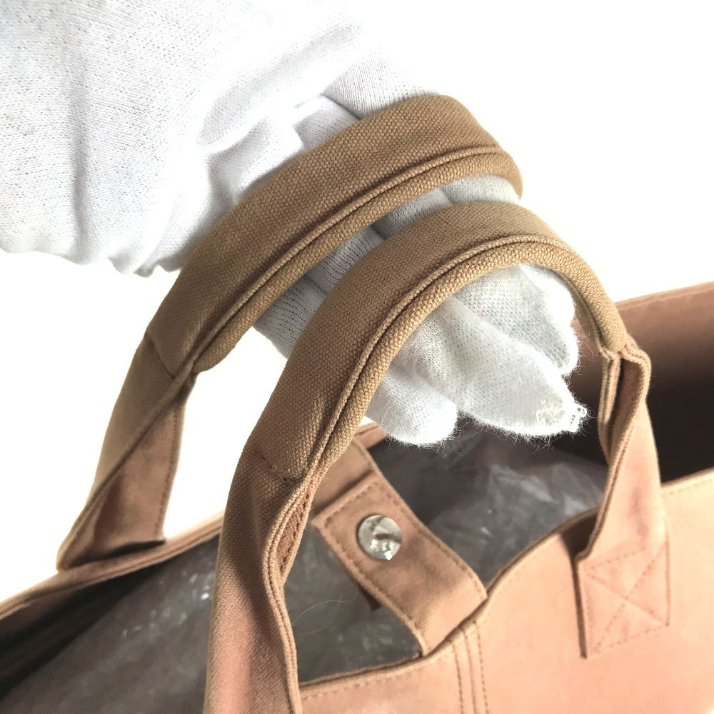 HERMES With porch Panier de Plage GM Panier de Plage GM Bag, Tote Bag, Beach Bag, Shoulder Bag Hand Bag cotton Brown Used