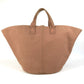 HERMES With porch Panier de Plage GM Panier de Plage GM Bag, Tote Bag, Beach Bag, Shoulder Bag Hand Bag cotton Brown Used