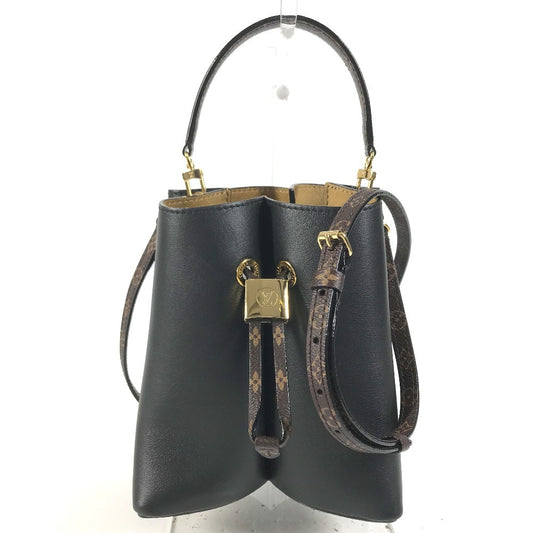 LOUIS VUITTON M13843 Monogram Bloom Bag, Shoulder Bag, Crossbody Bag, 2-Way Bag, Pochette Hand Bag Leather Black Used