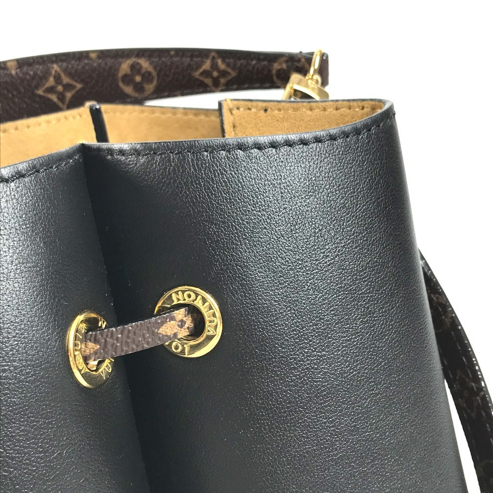 LOUIS VUITTON M13843 Monogram Bloom Bag, Shoulder Bag, Crossbody Bag, 2-Way Bag, Pochette Hand Bag Leather Black Used