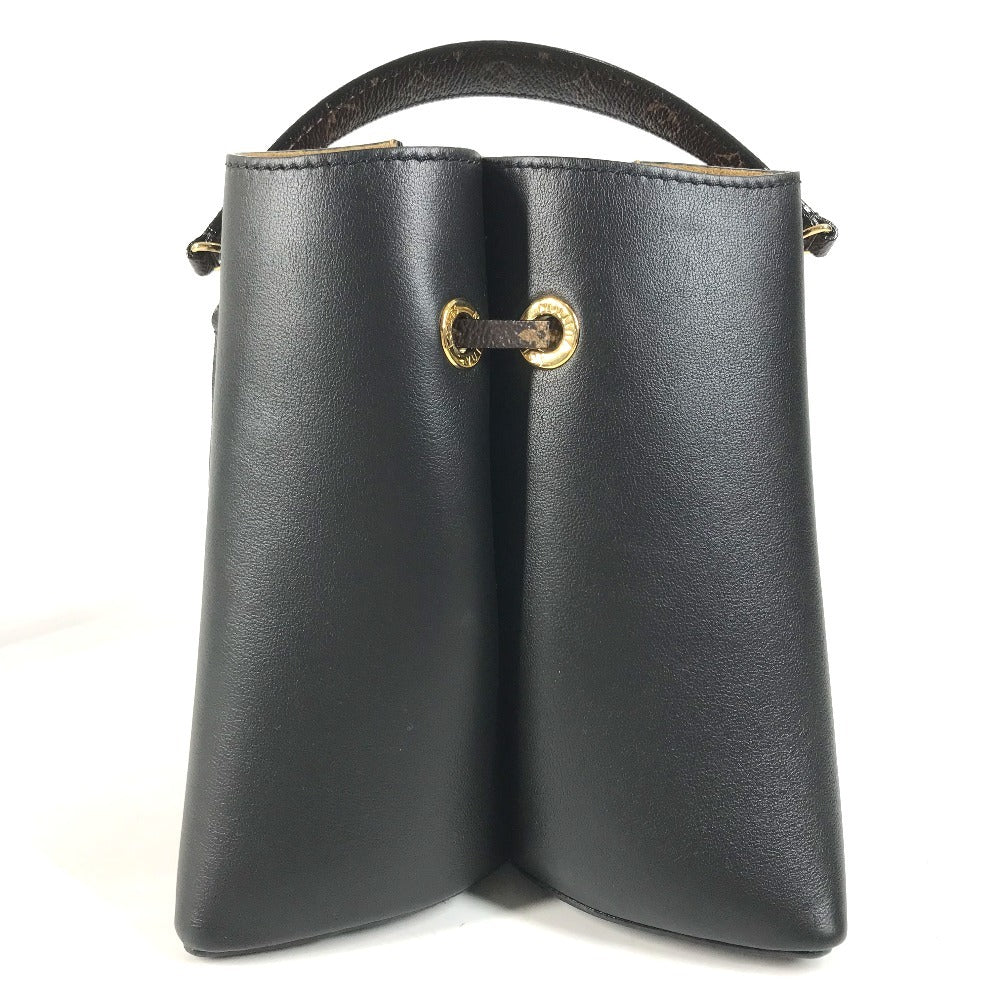 LOUIS VUITTON M13843 Monogram Bloom Bag, Shoulder Bag, Crossbody Bag, 2-Way Bag, Pochette Hand Bag Leather Black Used