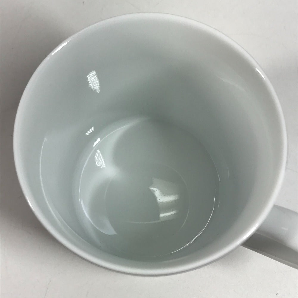 HERMES H DECO Tableware, cups, coffee cups Mug Pottery Black/White Used