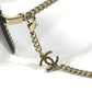 CHANEL 4244 CC CC Mark Logo Chain with Strap glasses glasses eyewear sunglasses Plastic Black/Gold Used
