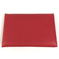 HERMES Calvi Business Card Holder Pass Case Folded Card Case Epsom Rouge Coo Red Used