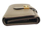 HERMES Bearn convenience store Compact Wallet Trifold wallet Epsom Etoupe Beige/GoldHardware Used