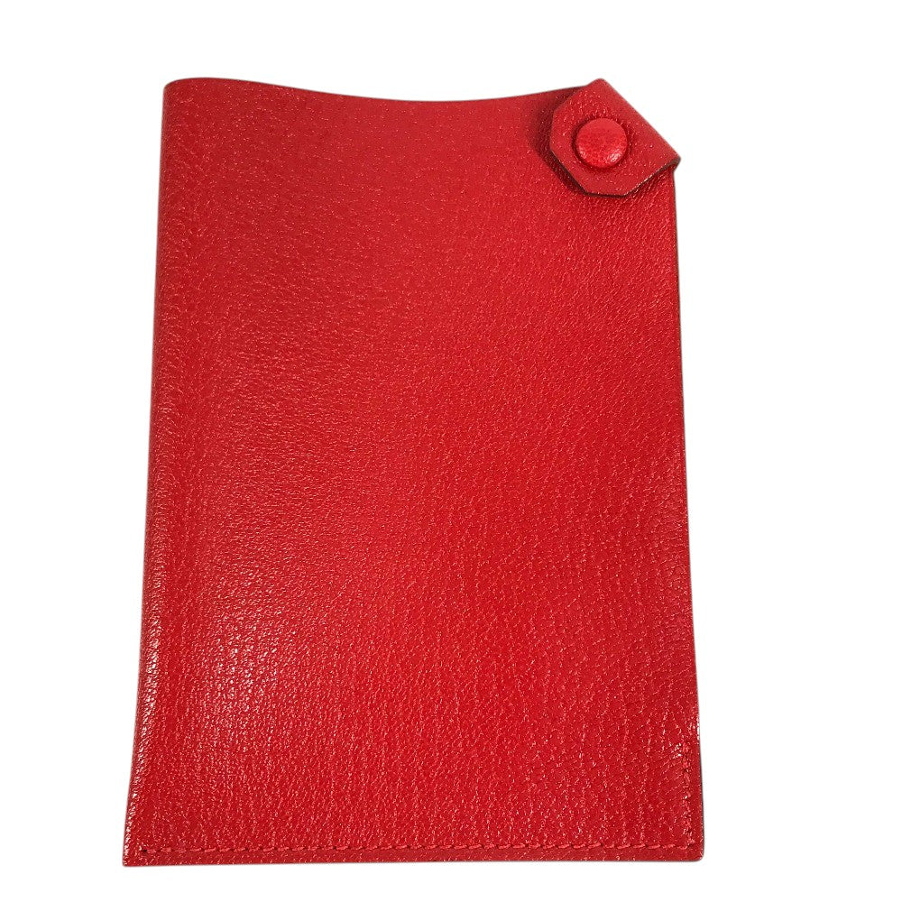 HERMES Talmac PM Talmac PM Passport Cover, Small Items, Travel Supplies passport case Chevre Red Used