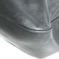 BALLY Big B logo Bag Tote Bag shawl Shoulder Bag Embossed Leather Black/Gold Used