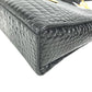 VERSACE Big Medusa Logo Greca Tote Bag Shoulder Chain Shoulder Bag Embossed Leather Black/Gold Used
