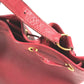 HERMES purse vintage Market GM Market GM Crossbody bag, bucket Shoulder Bag Courchevel Red Used