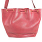 HERMES purse vintage Market GM Market GM Crossbody bag, bucket Shoulder Bag Courchevel Red Used
