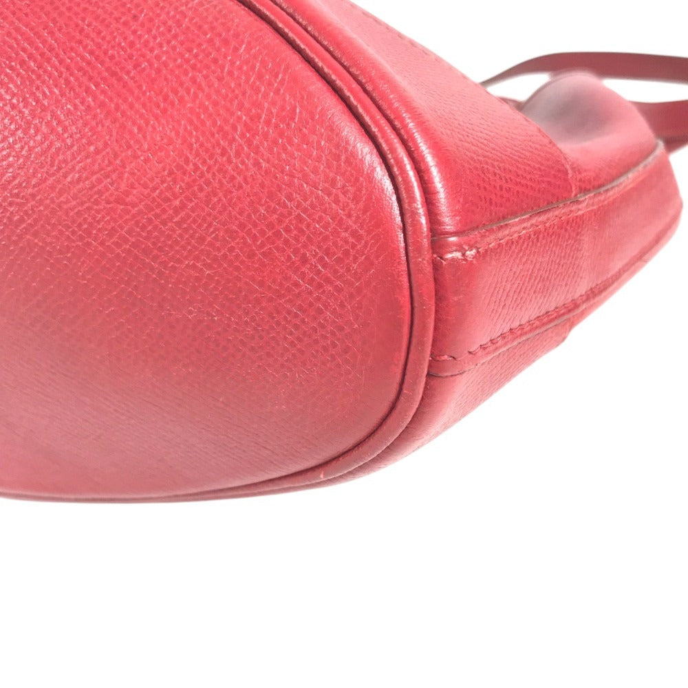 HERMES purse vintage Market GM Market GM Crossbody bag, bucket Shoulder Bag Courchevel Red Used