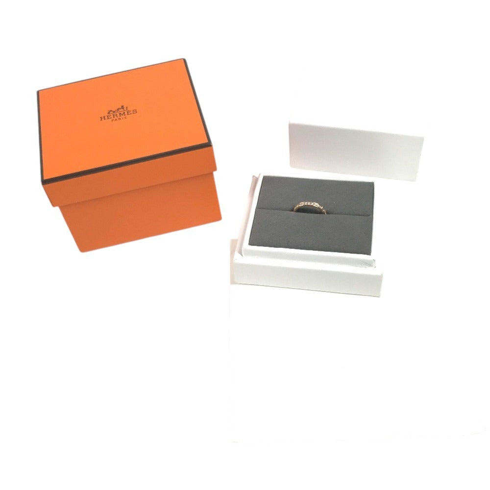 HERMES H119669B D0.41ct Wedding rings Everkelly Gold K18 18K Accessories Jewelry Ring Au750 Pink Gold Used
