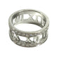 TIFFANY&Co. Diamond, K18 Gold Open atlas Accessory Jewelry Ring WG750 Silver Used