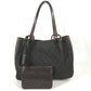 GUCCI 101919 GG logo Tote Bag, shoulder bag, with pouch Shoulder Bag Leather/Canvas Brown Used