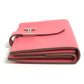 HERMES Bearn Compact Compact Wallet, Bi-fold Wallet, Card Case coin purse Chevre Rose azare pink Used
