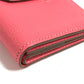 HERMES Bearn Compact Compact Wallet, Bi-fold Wallet, Card Case coin purse Chevre Rose azare pink Used