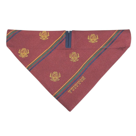 LOUIS VUITTON GI1261 Dog Bandana MM Dog Bandana MM Pet dog Collar cotton Red/Navy Used