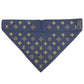 LOUIS VUITTON GI1261 Dog Bandana MM Dog Bandana MM Pet dog Collar cotton Red/Navy Used