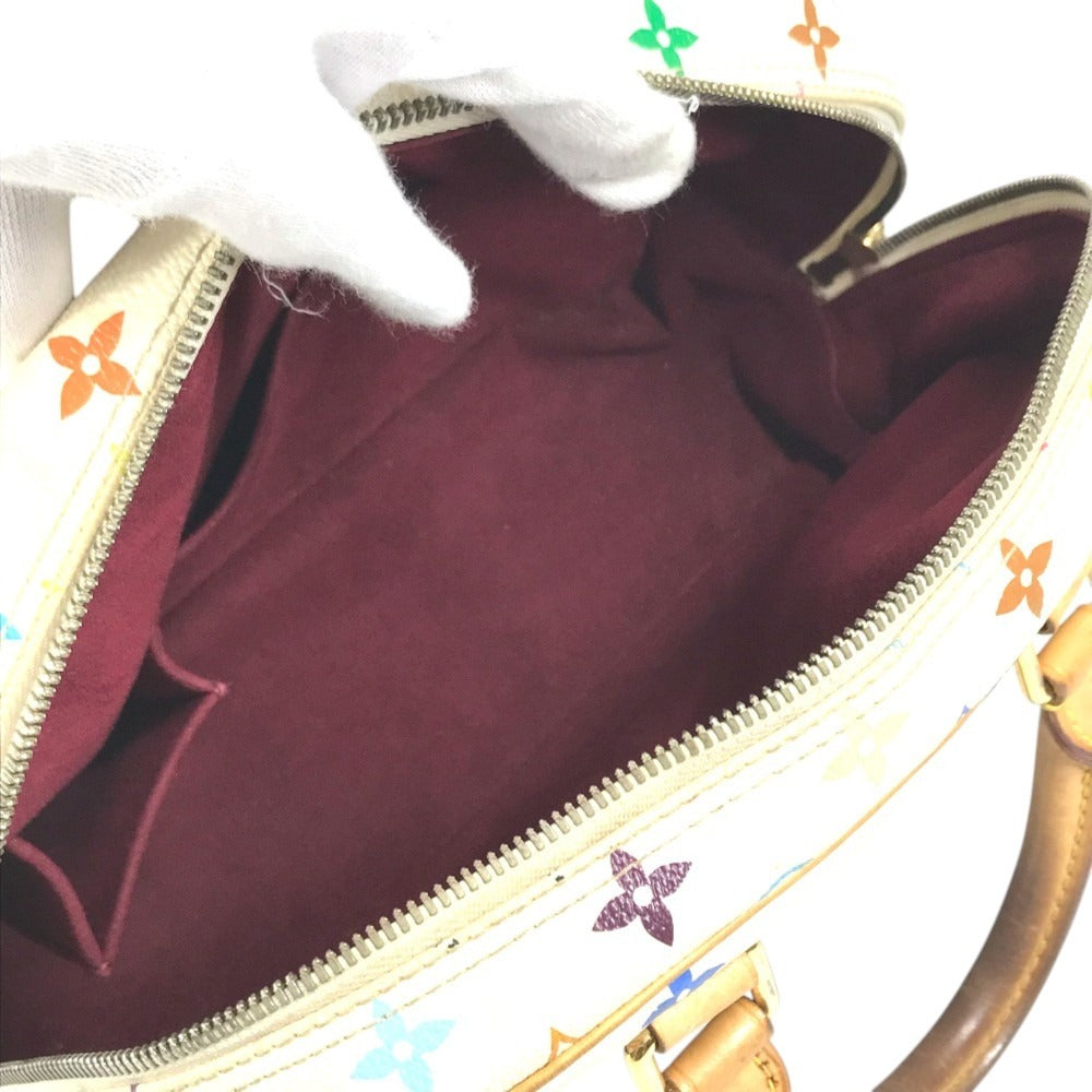 LOUIS VUITTON M14093 MonogramMulticolore Takashi Murakami LV x TK Portefeuille Lou Portefeuille Lou Compact Wallet Folded wallet MonogramMulticoloreCanvas White/pink Used