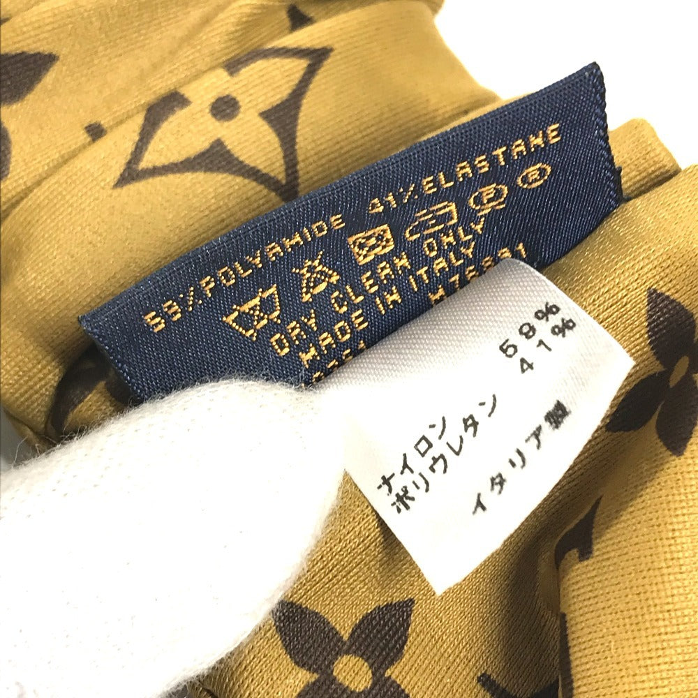 LOUIS VUITTON M76891　 Monogram reverse headband hair accessories hair band Nylon / Polyurethane Beige Used