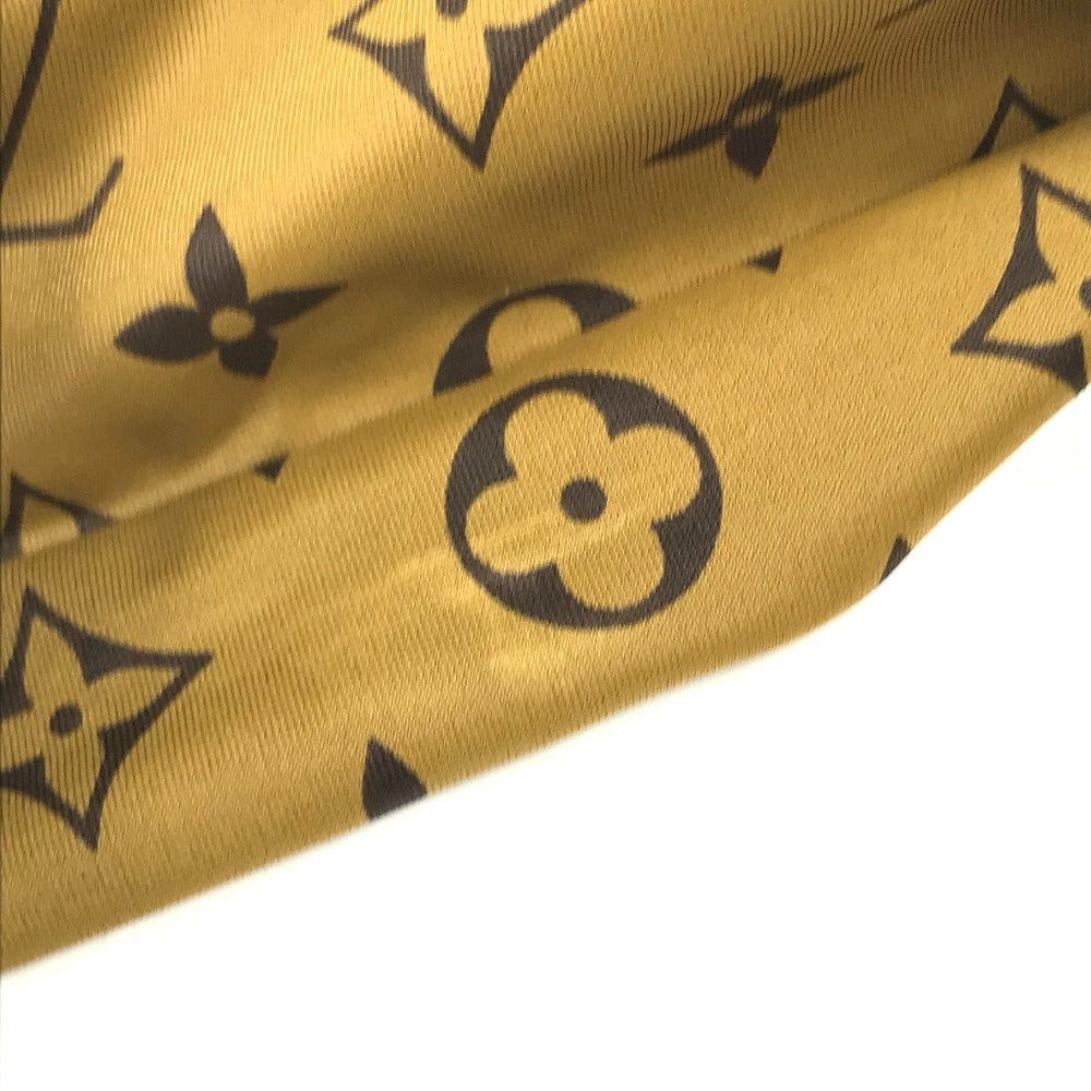 LOUIS VUITTON M76891　 Monogram reverse headband hair accessories hair band Nylon / Polyurethane Beige Used