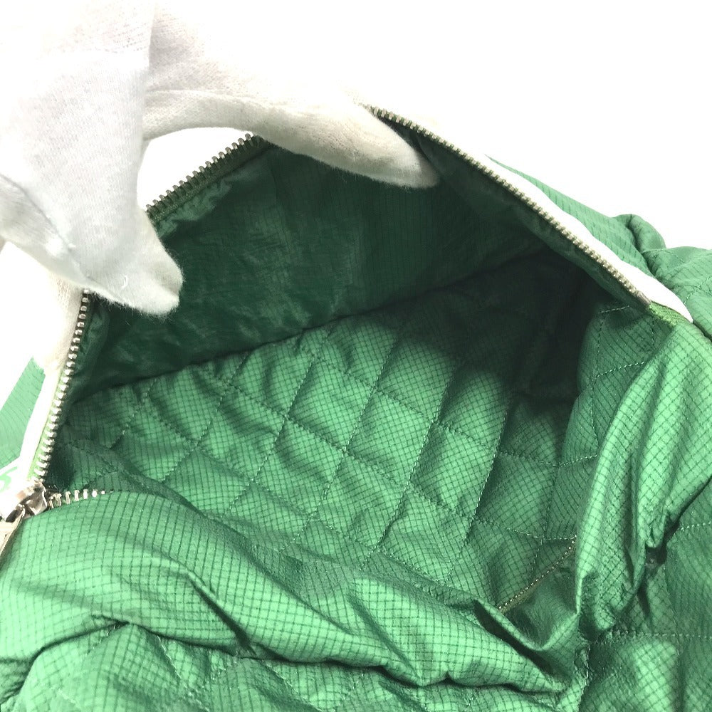 CHANEL CC CC Mark logo Bag Backpack Bicolor Backpack Nylon Green/White Used