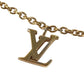 LOUIS VUITTON M00524 LV & Paris Arc de Triomphe Accessories Jewelry Chain Necklace Necklace Metal Gold Used