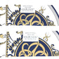 HERMES new tag Twilly Twilly (2 bottles, pair) Bandeau Scarf Accessories Scarf silk Navy/White Used