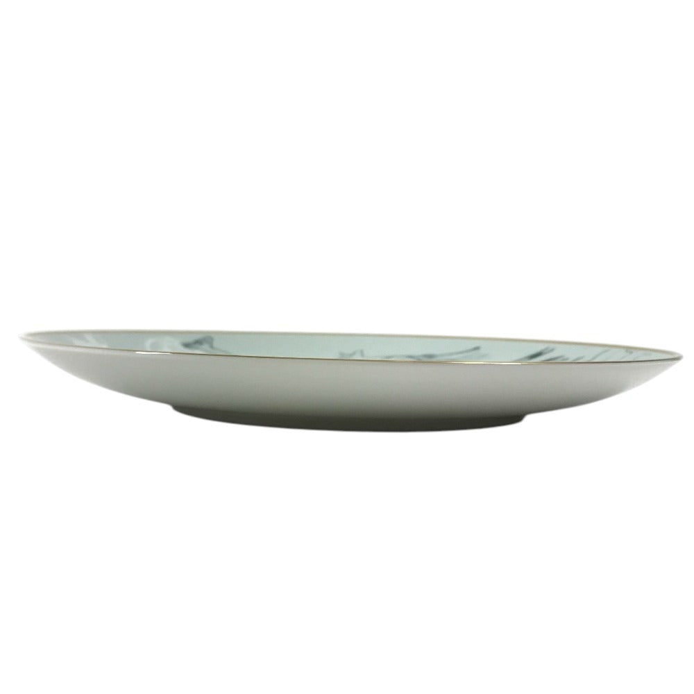 HERMES P038207P Deer 8.3" Dessert Plate Sketch of the area directly below the equator, 21cm Plates, tableware, dishes The dishes Pottery Multicolore Used