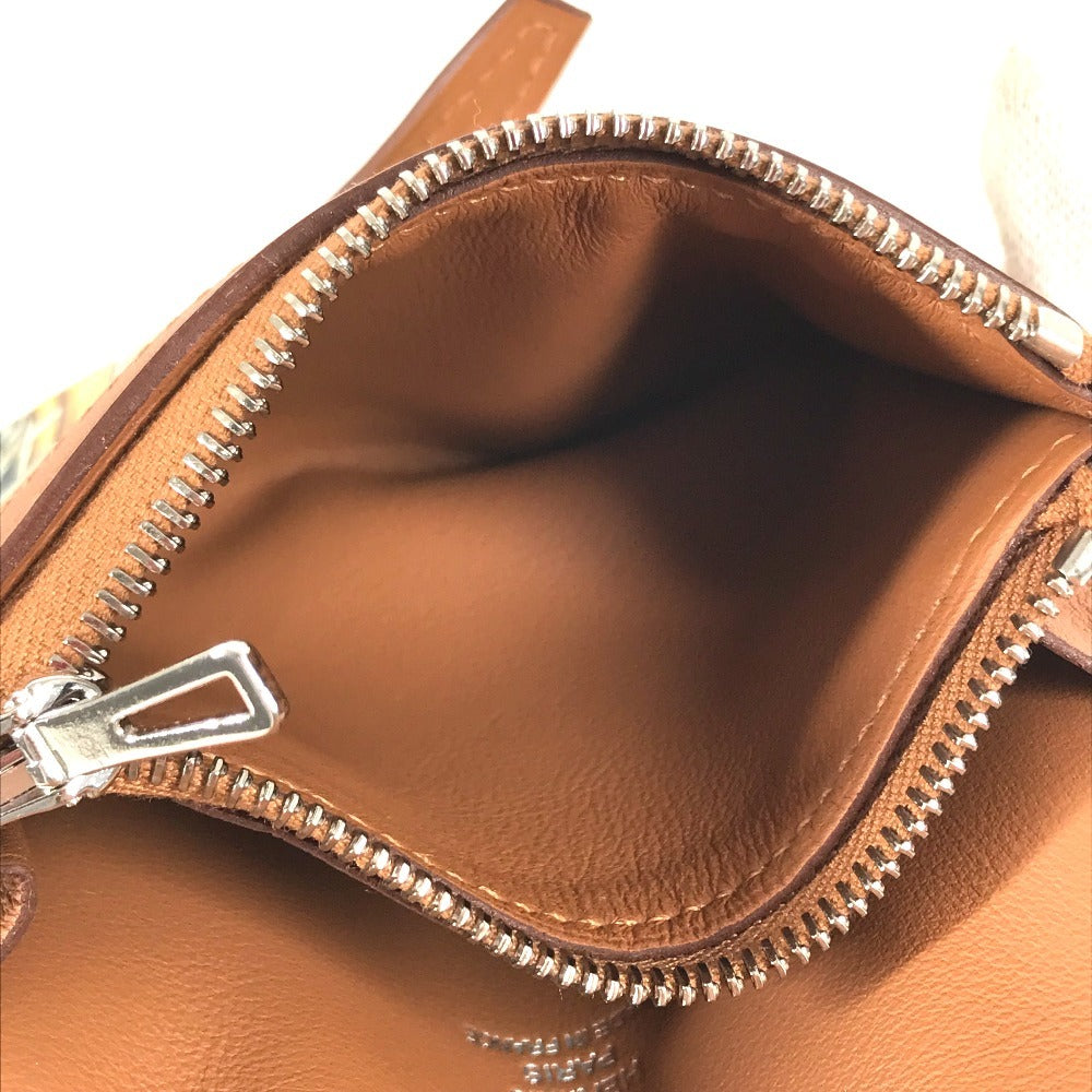 HERMES 085453CK Avexois Compact ANIMAPOLIS Compact Wallet Flap Folded wallet silk / Swift Multicolore Used