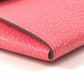 HERMES Bastia Wallet Coin Compartment coin purse Chevre Rose azare pink Used