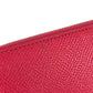 HERMES Azap Long Silk-In Long wallet Zip Around Long Wallet Epsom Rose Extreme pink Used