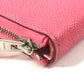 HERMES Azap Long Silk-In Long wallet Zip Around Long Wallet Epsom Rose azare pink Used