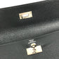 HERMES Kelly wallet Long Wallet Flap Long Wallet Epsom Black/SilverHardware Used