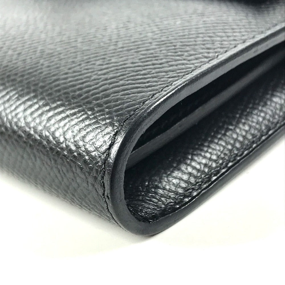 HERMES Kelly wallet Long Wallet Flap Long Wallet Epsom Black/SilverHardware Used