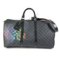 LOUIS VUITTON N40262 Damier Graphite Link Keepall Bandouliere 50 Bag, 2-way bag, travel bag Duffle Bag DamierGraphiteCanvas Black Used