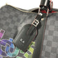 LOUIS VUITTON N40262 Damier Graphite Link Keepall Bandouliere 50 Bag, 2-way bag, travel bag Duffle Bag DamierGraphiteCanvas Black Used