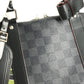LOUIS VUITTON N40262 Damier Graphite Link Keepall Bandouliere 50 Bag, 2-way bag, travel bag Duffle Bag DamierGraphiteCanvas Black Used